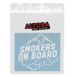 Sticker auto pentru masina mesaj Smokers On Board (large) autocolant